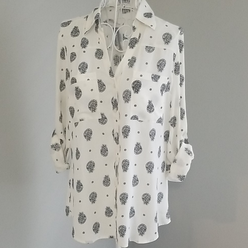 Express portofino blouse sz small